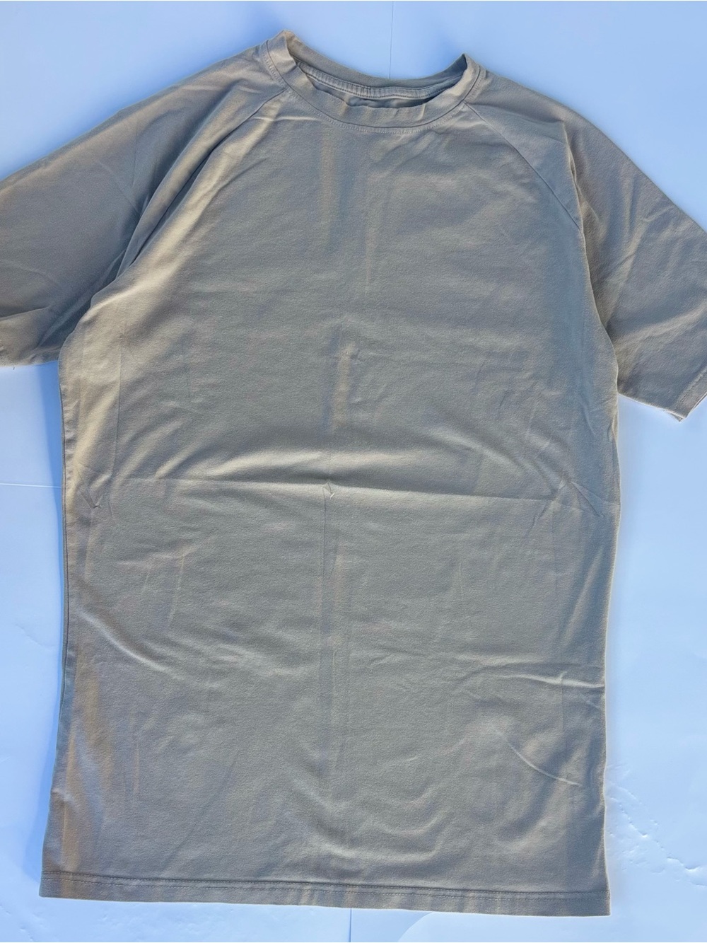 Tailored Athlete Tan Basic Stretch Cotton T-Shirt Men's XL